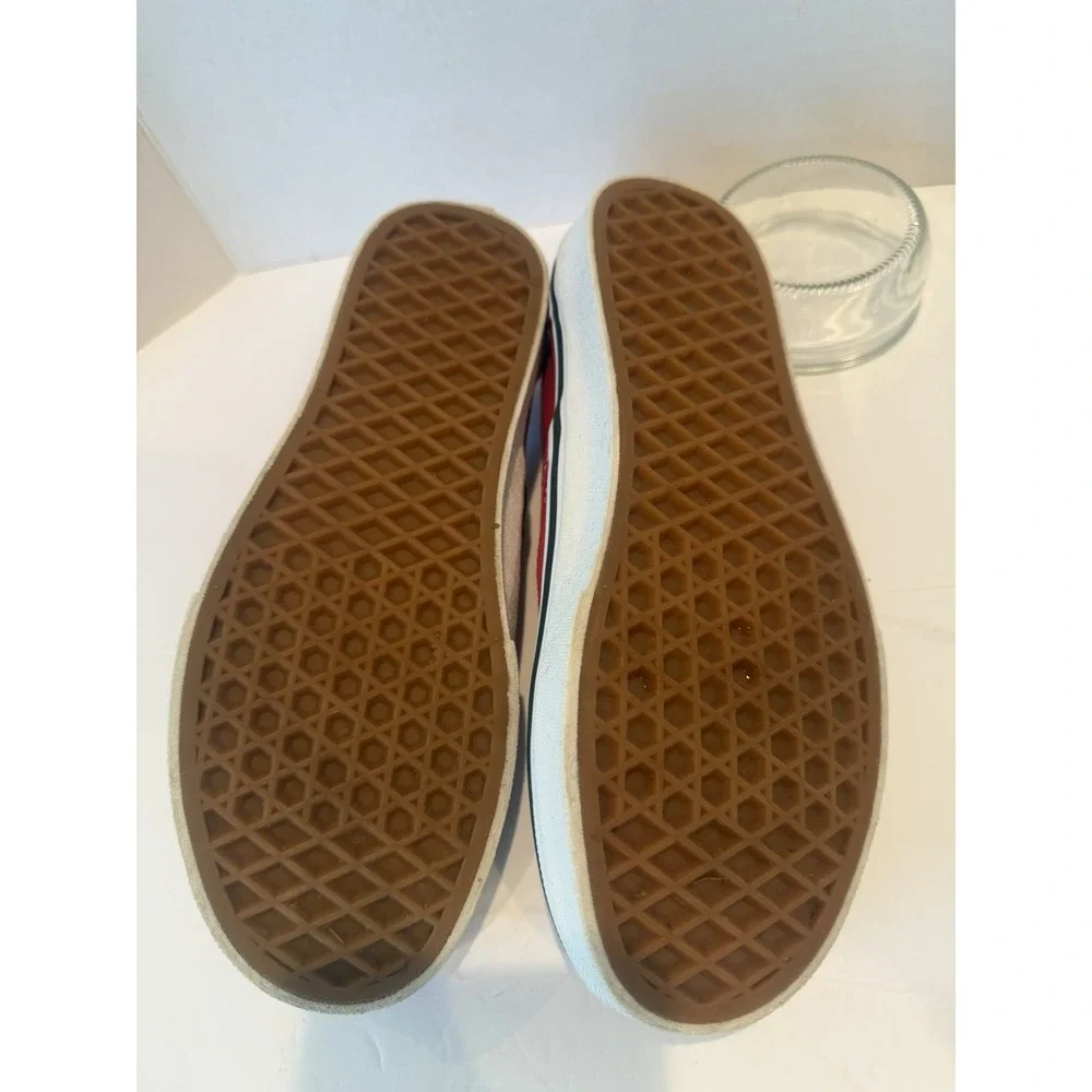 VANS Checkerd Flame Classic Slip On Skate Shoes Size 4.5 Men's Or 6 Women's - Picture 9 of 9